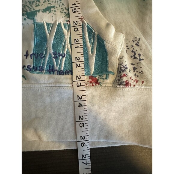 Dreamland Pullover Hoodie Small  Raised Embroidered Graffiti Colorful Street - Picture 16 of 16